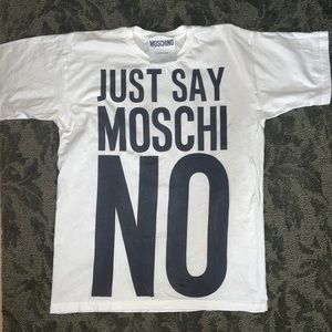 MOSCHINO Couture “Just Say MoschiNO” T-Shirt